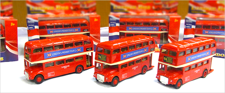 英国雑貨 WELLY London Bus モデルカー