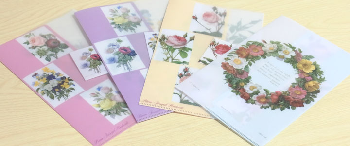 Redute Rose　ルドゥーテ・ローズ　ミニクリアファイル